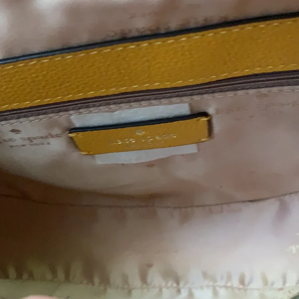 KATE SPADE Luna Crescent Suede and Leather mix Crossbody bag - - Picture 11 of 11